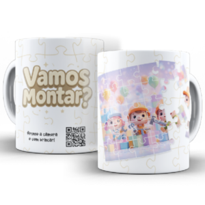 CANECA DIA DAS CRIANÇAS COM QR CODE